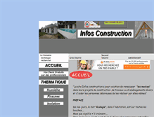 Tablet Screenshot of infosconstruction.com